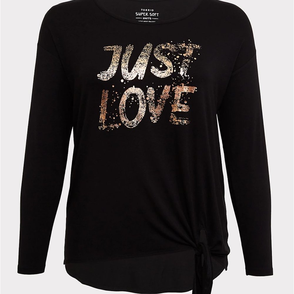 NEW Torrid long sleeve tie front shirt
